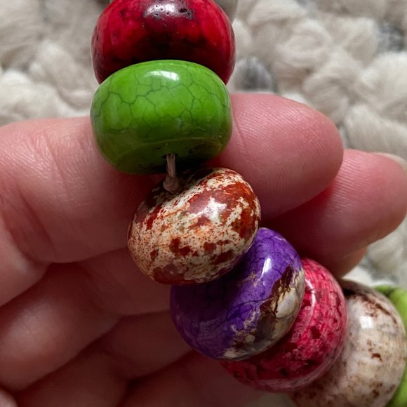 Artisan Crafted ART Long Statement Necklace NEW 24 - Picture 6 of 8